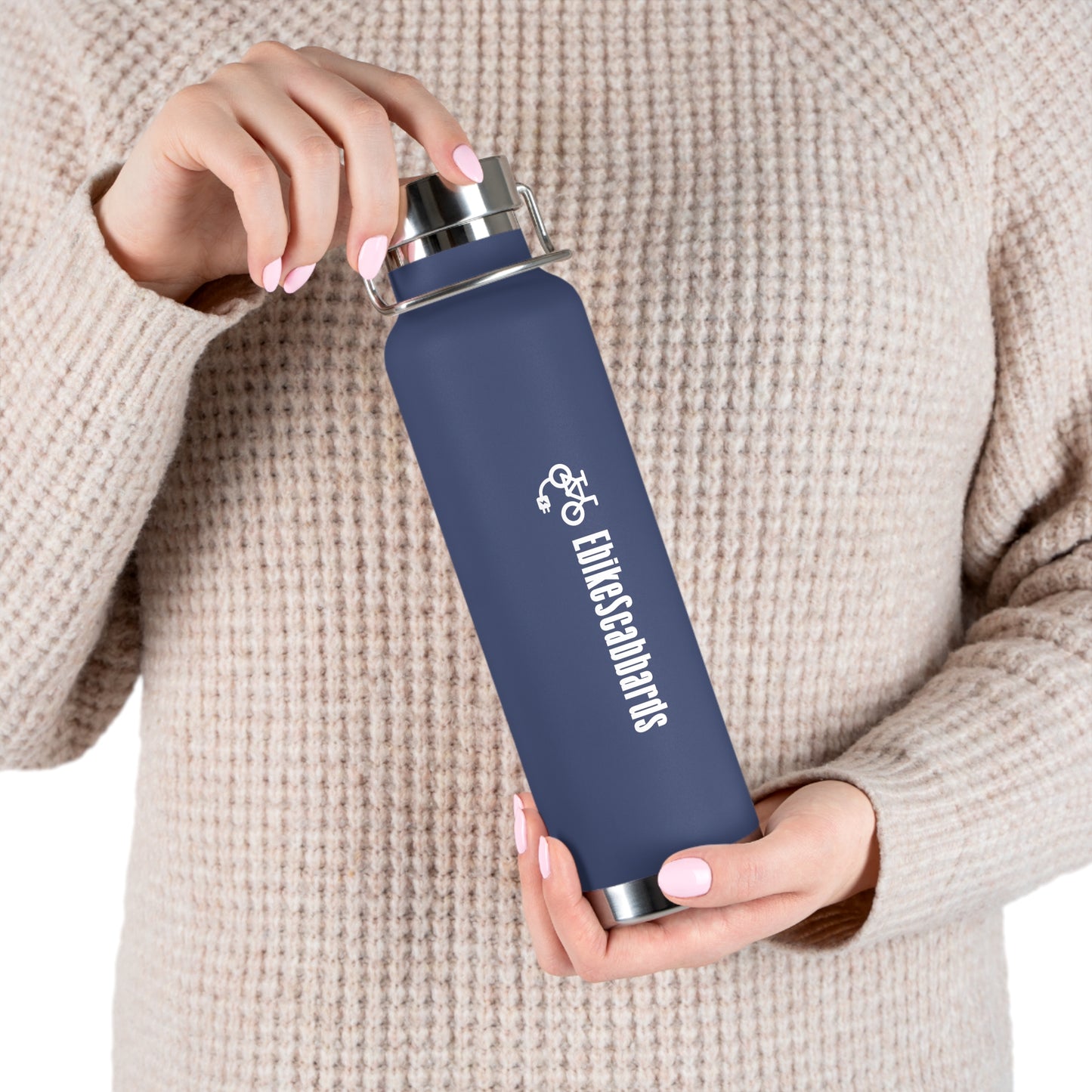 EbikeScabbards Copper Vacuum Insulated Water Bottle (22oz)