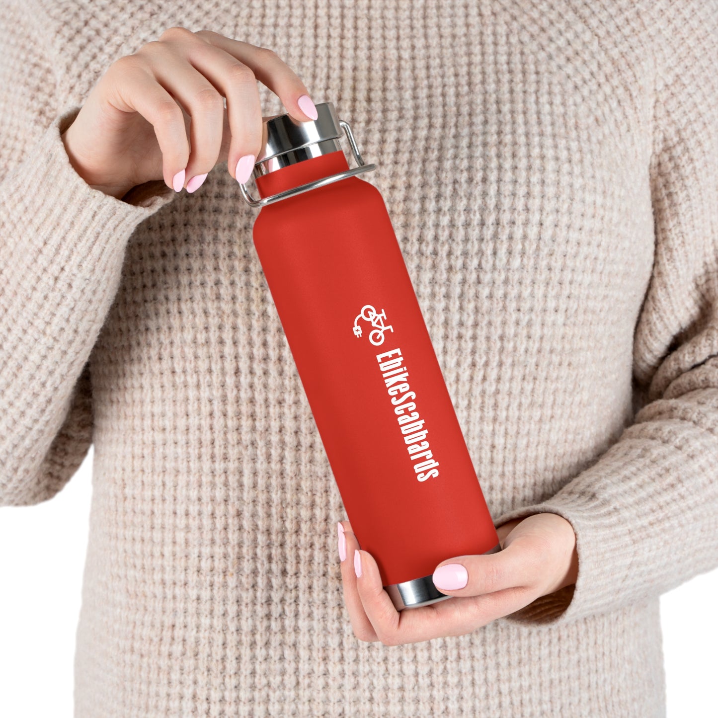 EbikeScabbards Copper Vacuum Insulated Water Bottle (22oz)