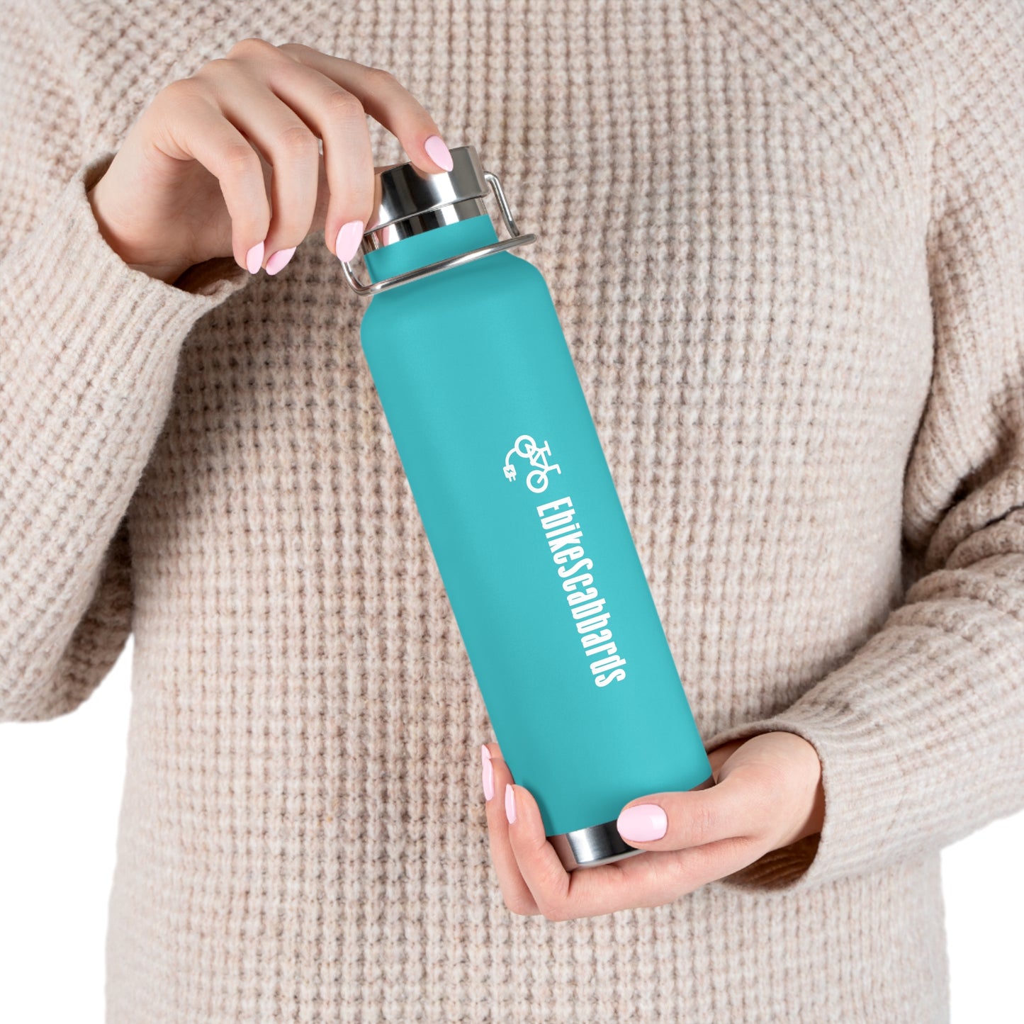 EbikeScabbards Copper Vacuum Insulated Water Bottle (22oz)