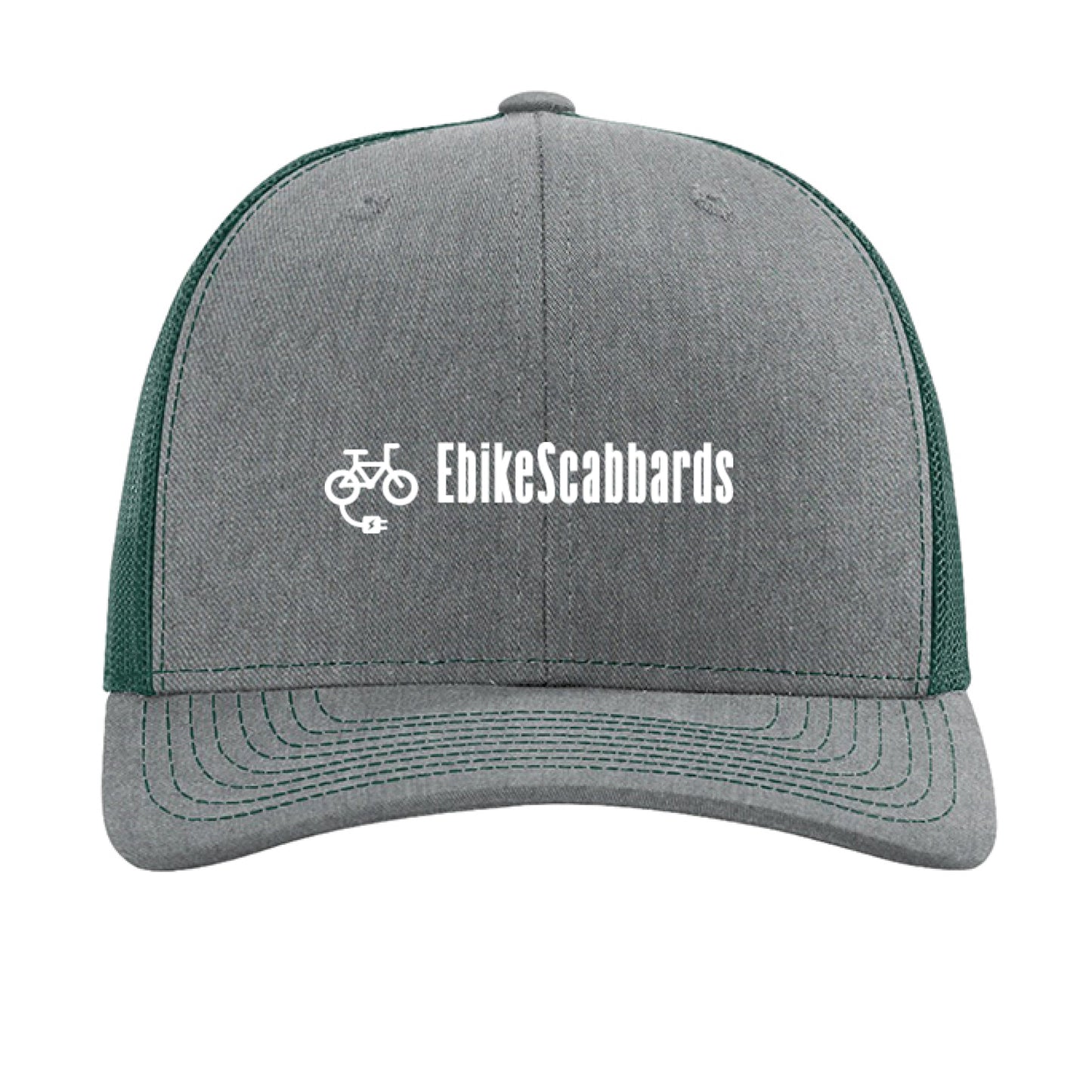Heather Grey/ Dark Green - FRONT